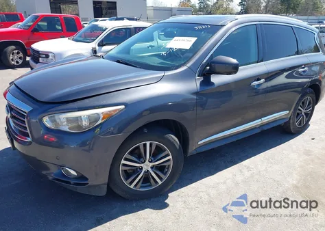 2013 Infiniti Jx35 z USA, uszkodzony, nr VIN 5N1AL0MM0DC311212